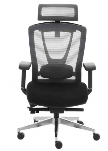Крісло керівника LUX- ERGO CHAIR 2 BLACK ергономічне