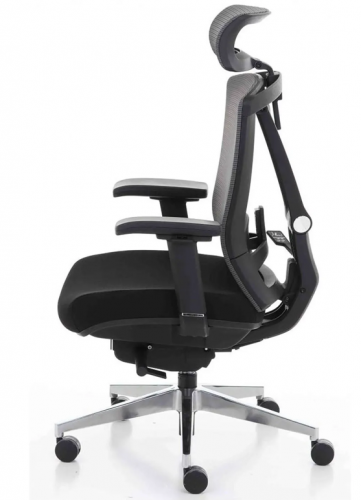 Крісло керівника LUX- ERGO CHAIR 2 BLACK ергономічне