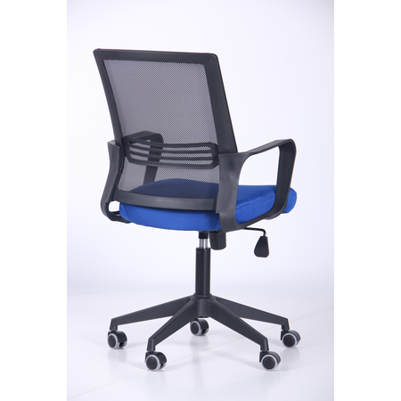 Кресло офисное AMF- Джун (сиденье Сетка синяя/спинка Сетка черная)