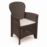 Кресло OST- FOLIA с подушкой (антрацит, коричневый)