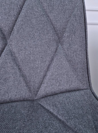 Стул INI- COREY TEX серый, св.серый тк./черный каркас