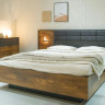 Тумбы прикроватные с подсветкой Perfect Home Милтон / Milton с 2 ящиками 1S/49 Каштан/антрацит