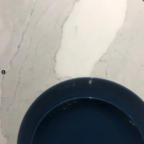 Стол раскладной DIZ-  ARMANI CERAMIC белый эффект мрамора/черный мат 160-220*90