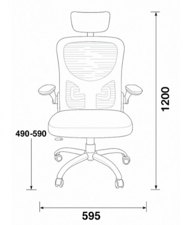 Кресло вращающееся компьютерное/детское Perfect Home OC-8970W Серый/Голубой