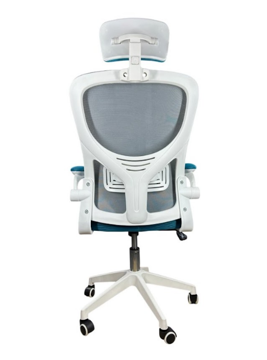 Кресло вращающееся компьютерное/детское Perfect Home OC-8970W Серый/Голубой