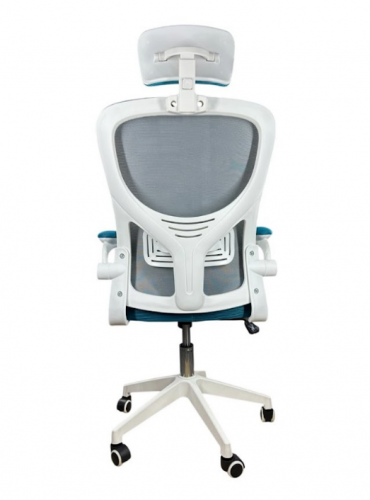 Кресло вращающееся компьютерное/детское Perfect Home OC-8970W Серый/Голубой