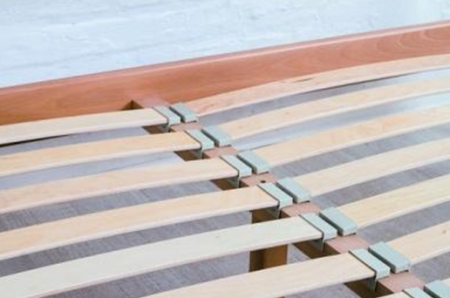 Кровать BIO- "Мария" Ликерия с изножьем темный орех 180*200