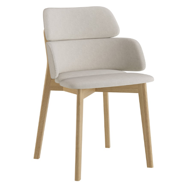 Стул обеденный LVK- Swan (Свон) массив ясеня (натуральный)    