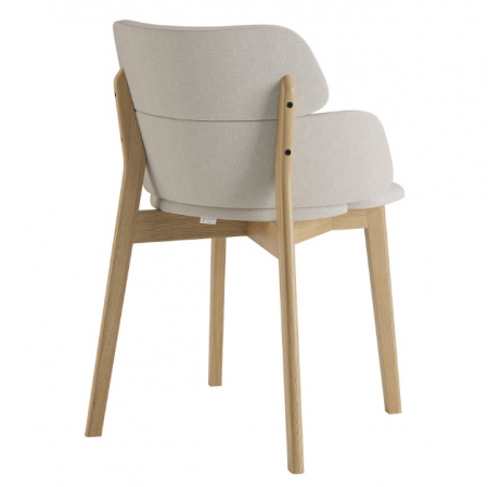 Стул обеденный LVK- Swan (Свон) массив ясеня (натуральный)    