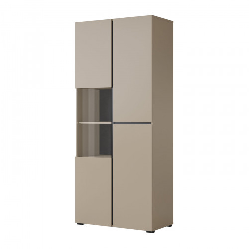 Витрина на 3 двери Helvetia CROSS 24CWMY12 (конго-черный)