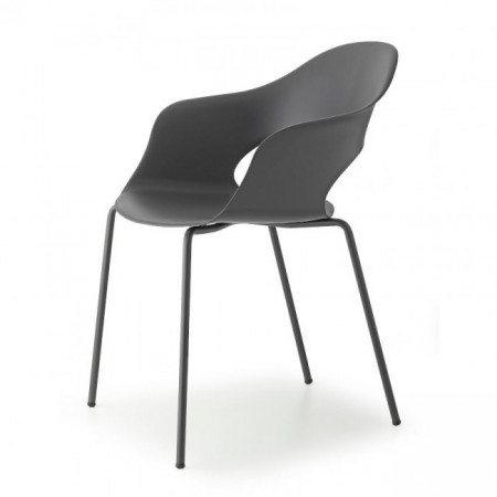 Стул пластиковый VLL- SCAB LADY B 2696 (антрацит, черный) 