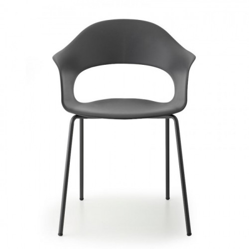 Стул пластиковый VLL- SCAB LADY B 2696 (антрацит, черный) 
