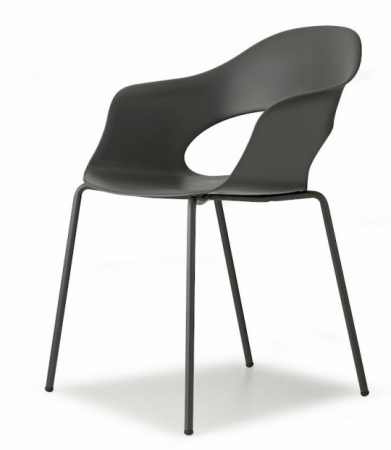 Стул пластиковый VLL- SCAB LADY B 2696 (антрацит, черный) 