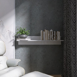 Полка навесная для гостиной EVR- Лайт ПЛН-1 белый(нимфея альба)