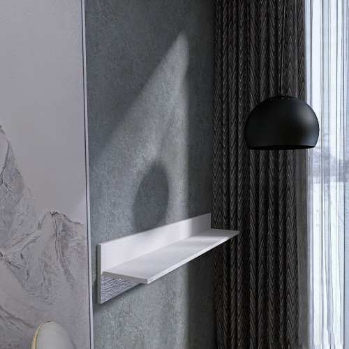 Полка навесная для гостиной EVR- Лайт ПЛН-1 белый(нимфея альба)