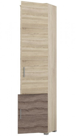 Комплект в гостиную EVR- Бриз-1 дуб Сонома + фасад трюфель