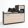 Тумба для обуви (правая) EVR- Тандем венге + фасад дуб молочный