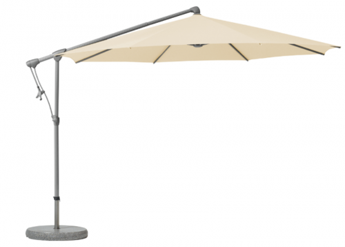 Зонт с чехлом Glatz TEA- SUNWING C + easy, круглый Ø300 молочный