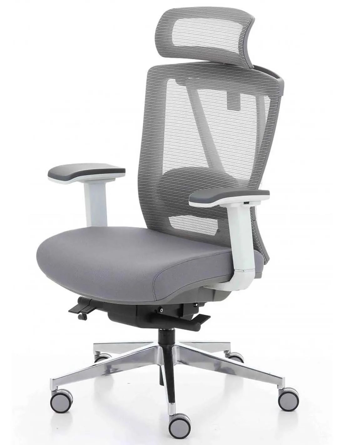 Крісло керівника LUX- ERGO CHAIR 2 GREY ергономічне