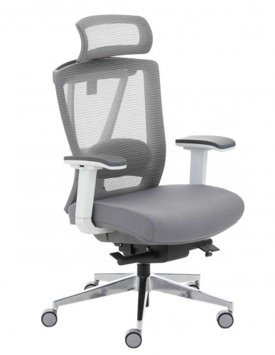 Крісло керівника LUX- ERGO CHAIR 2 GREY ергономічне