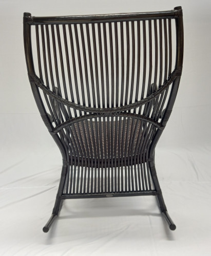 Кресло-качалка kg0003 CRU- Elina с натурального ротанга