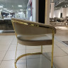 Обеденный стул  Art-Deco EXI-  SANTORINI COFFEE ML59 GOLD