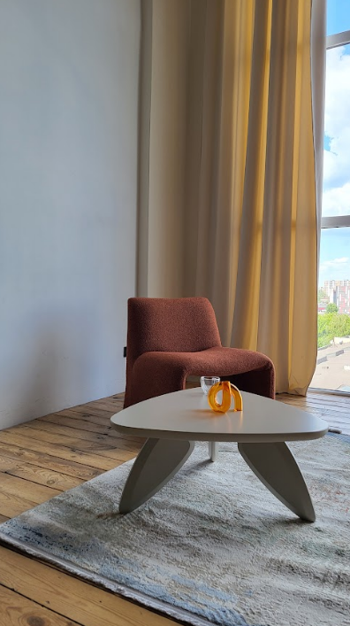 Стол журнальный VTR- Витторио C-300 теплый песок