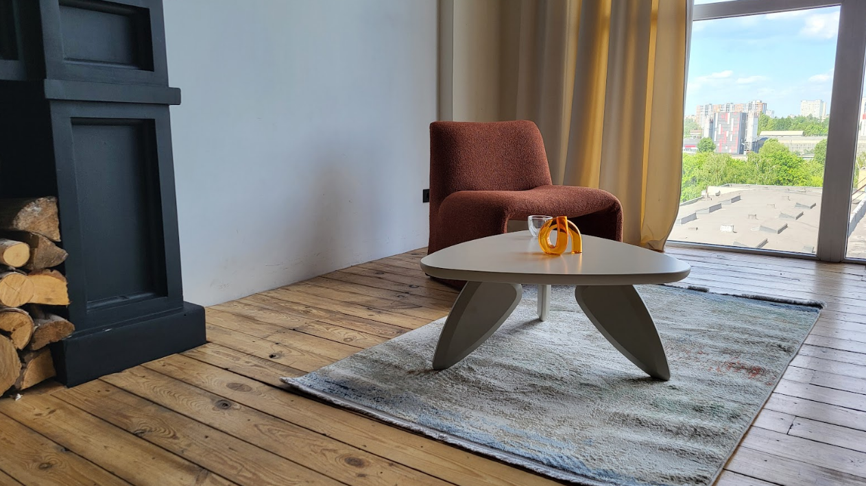 Стол журнальный VTR- Витторио C-300 теплый песок