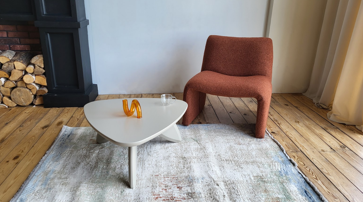 Стол журнальный VTR- Витторио C-300 теплый песок