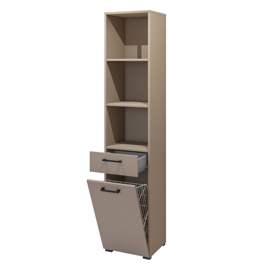 Шкаф на 1 двери с 1 ящиком для ванной Helvetia ROSA 30CDNO66 (конго/промасленный дуб)