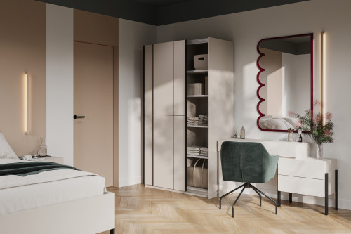 Шкаф-купе Helvetia CUBE 24KSOF64 (кашемир)