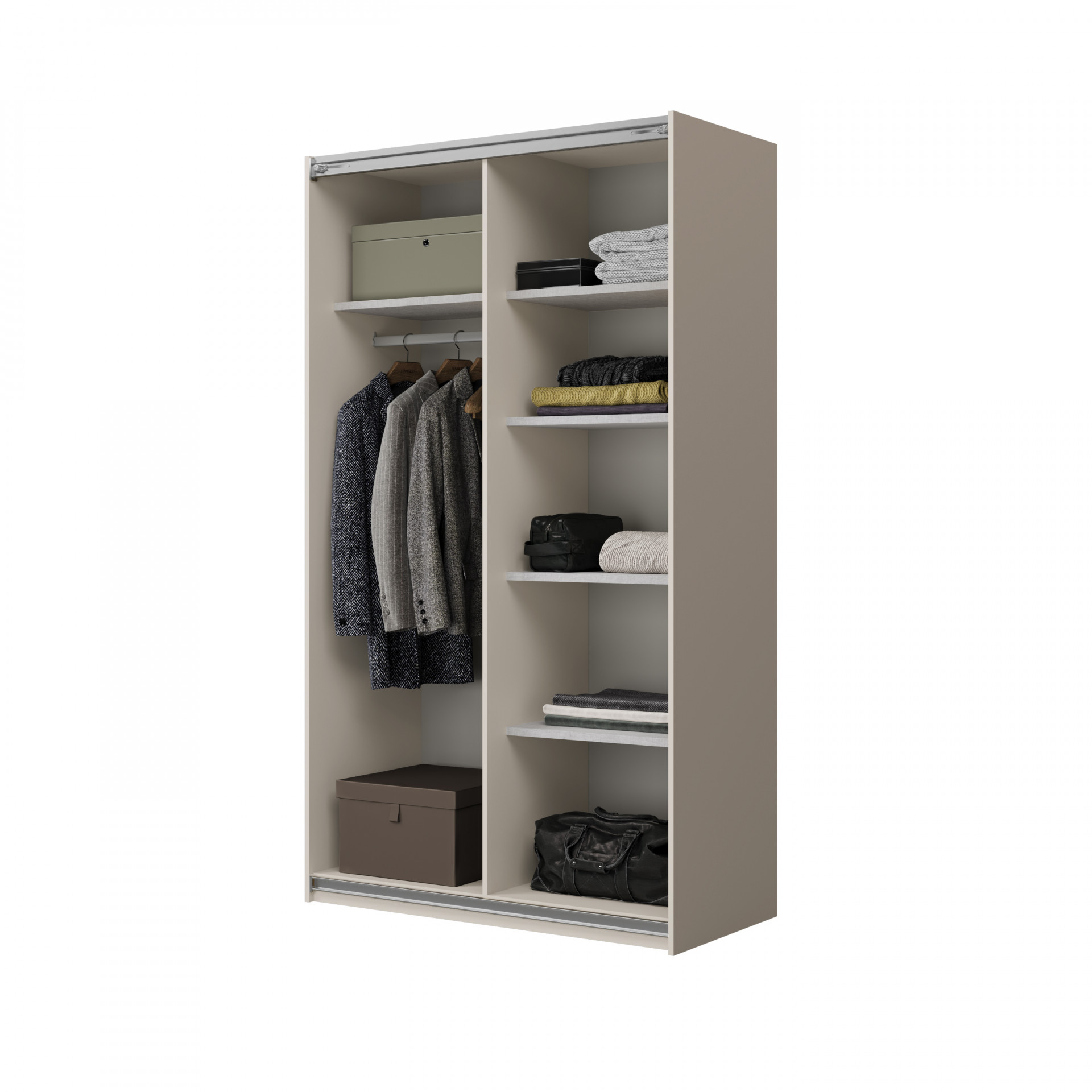 Шкаф-купе Helvetia CUBE 24KSOF64 (кашемир)