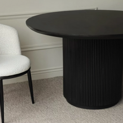 Стул обеденный CRV- Bali Swan feather black feet 