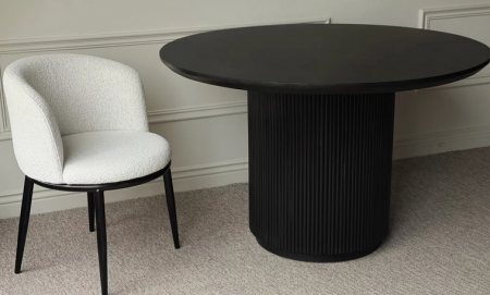 Стул обеденный CRV- Bali Swan feather black feet 