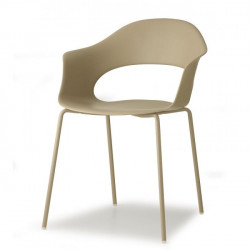 Стул пластиковый VLL- SCAB LADY B 2696 (голубино-серый, шалфейно-зеленый)