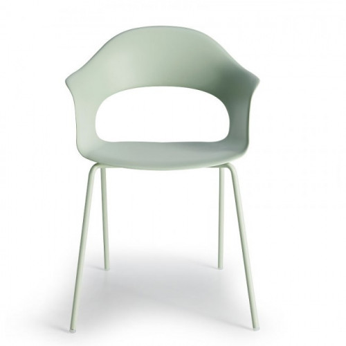 Стул пластиковый VLL- SCAB LADY B 2696 (голубино-серый, шалфейно-зеленый)