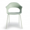 Стул пластиковый VLL- SCAB LADY B 2696 (голубино-серый, шалфейно-зеленый)
