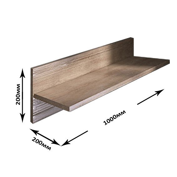 Полка навесная для гостиной EVR- Лайт ПЛН-1 дуб Сонома