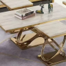 Журнальный стол Elt- Т12 керамика /золото, серебро
