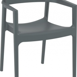 Стул уличный Siesta Tulum Armchair Dark Grey