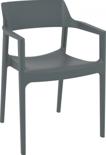 Стул уличный Siesta Tulum Armchair Dark Grey