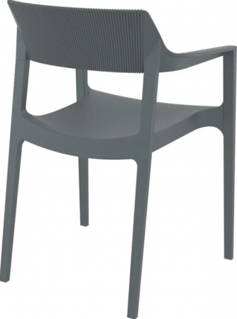 Стул уличный Siesta Tulum Armchair Dark Grey