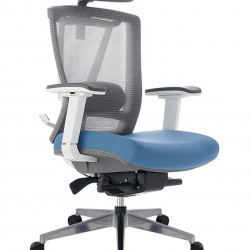 Крісло керівника LUX- ERGO CHAIR 2 BLUE ергономічне