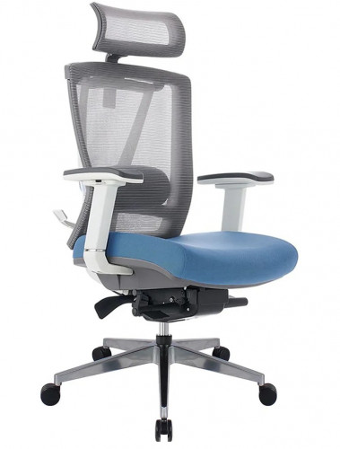 Крісло керівника LUX- ERGO CHAIR 2 BLUE ергономічне