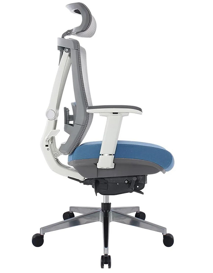 Крісло керівника LUX- ERGO CHAIR 2 BLUE ергономічне