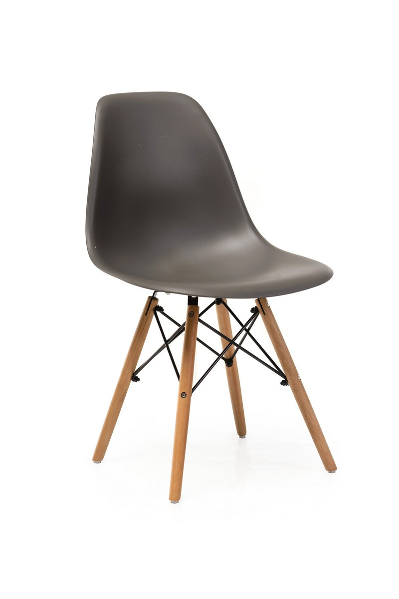 Стул пластиковый VTR- EAMES CHAIR M-05  (серый, тиффани)