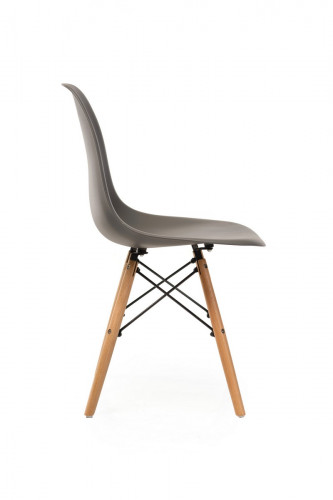 Стул пластиковый VTR- EAMES CHAIR M-05  (серый, тиффани)