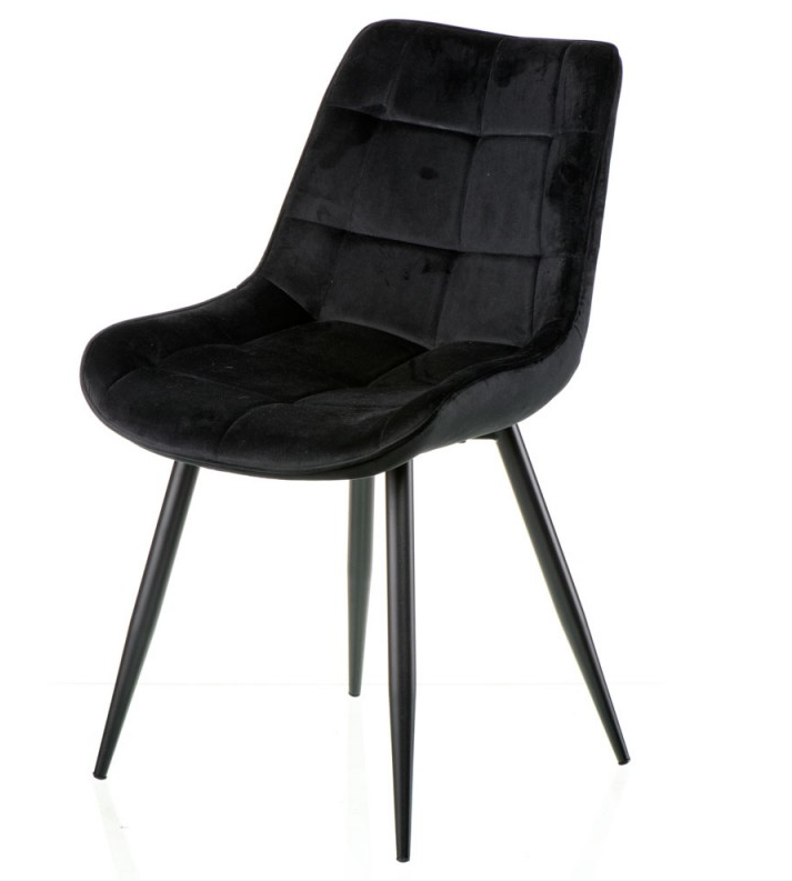 Стул обеденный TPRO- DAMASK (черный) Е6484