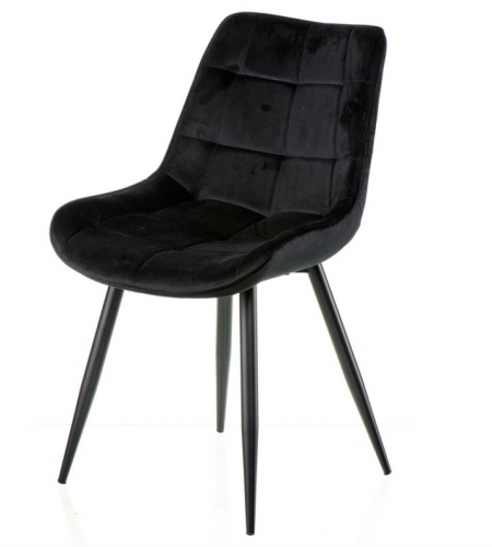 Стул обеденный TPRO- DAMASK (черный) Е6484