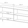 Комод Perfect Home Lumi 4D/181 + подсветка Дуб Дунин